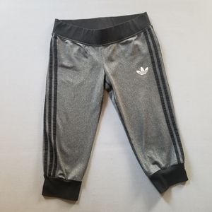 ADIDAS cropped cuffed trefoil leggings